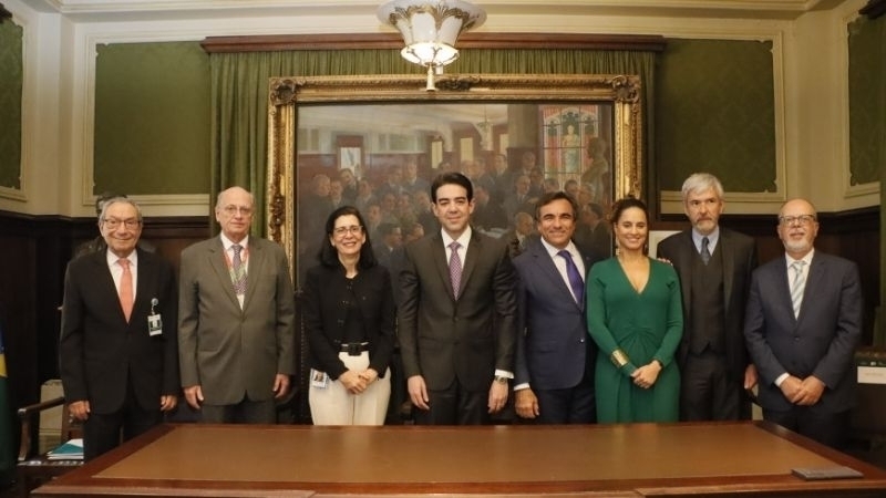 FMUSP recebe visita do ministro do TCU, Dr. Bruno Dantas