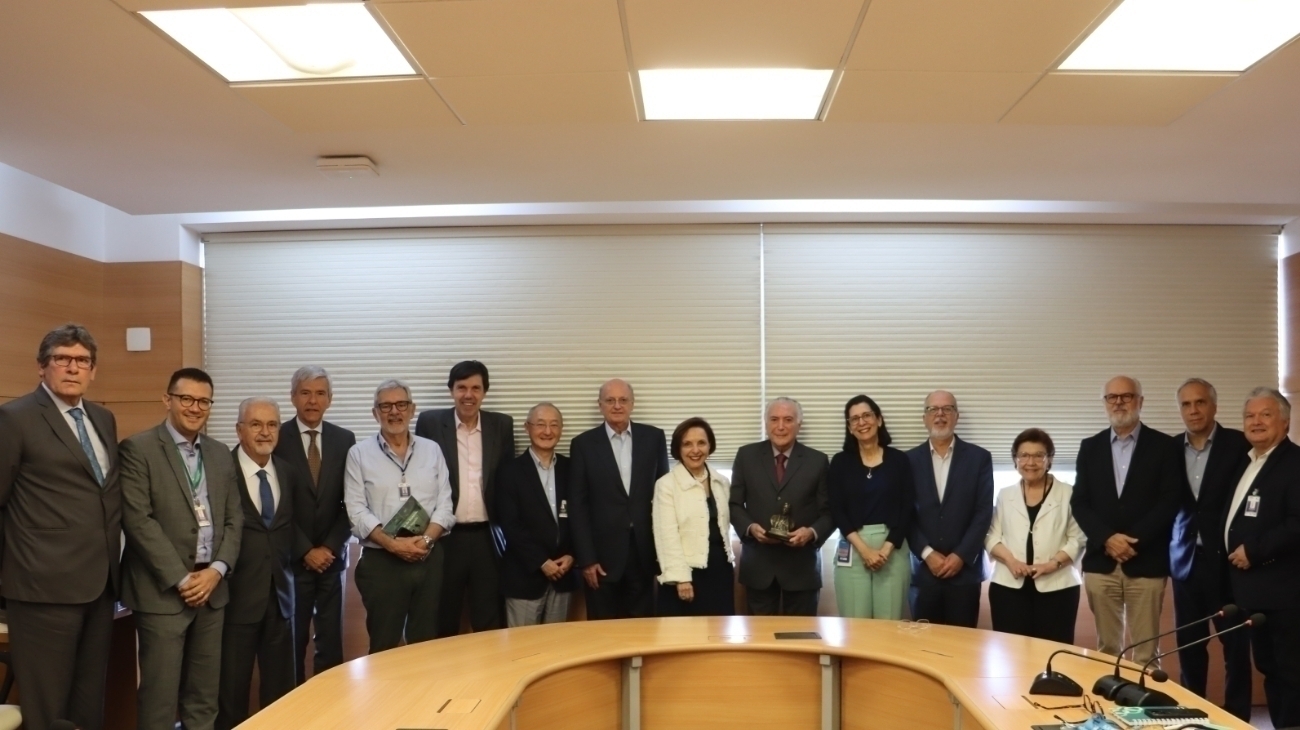 HCFMUSP recebe visita do ex-presidente Michel Temer